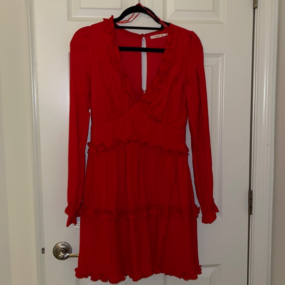 Francesca Red flirty Dress Size Small